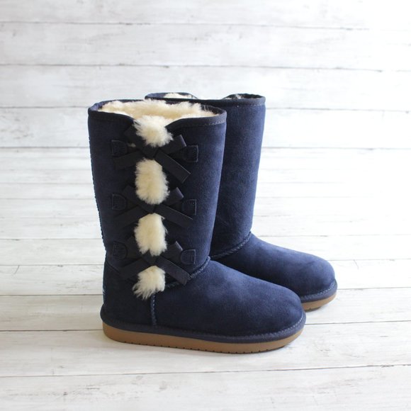 Koolaburra by Ugg Suede Boots Little Girl Size 13 - Picture 3 of 9